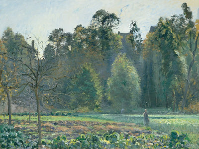 Reproduction du tableau « Champ de choux, Pontoise - Camille Pissarro » par Alpha Reproduction en peinture à l’huile