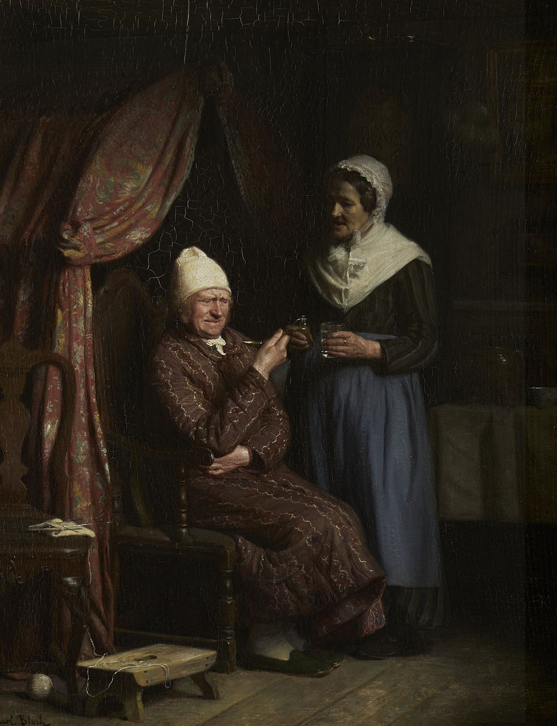 एक रोगी। - कार्ल हेनरिक ब्लोक