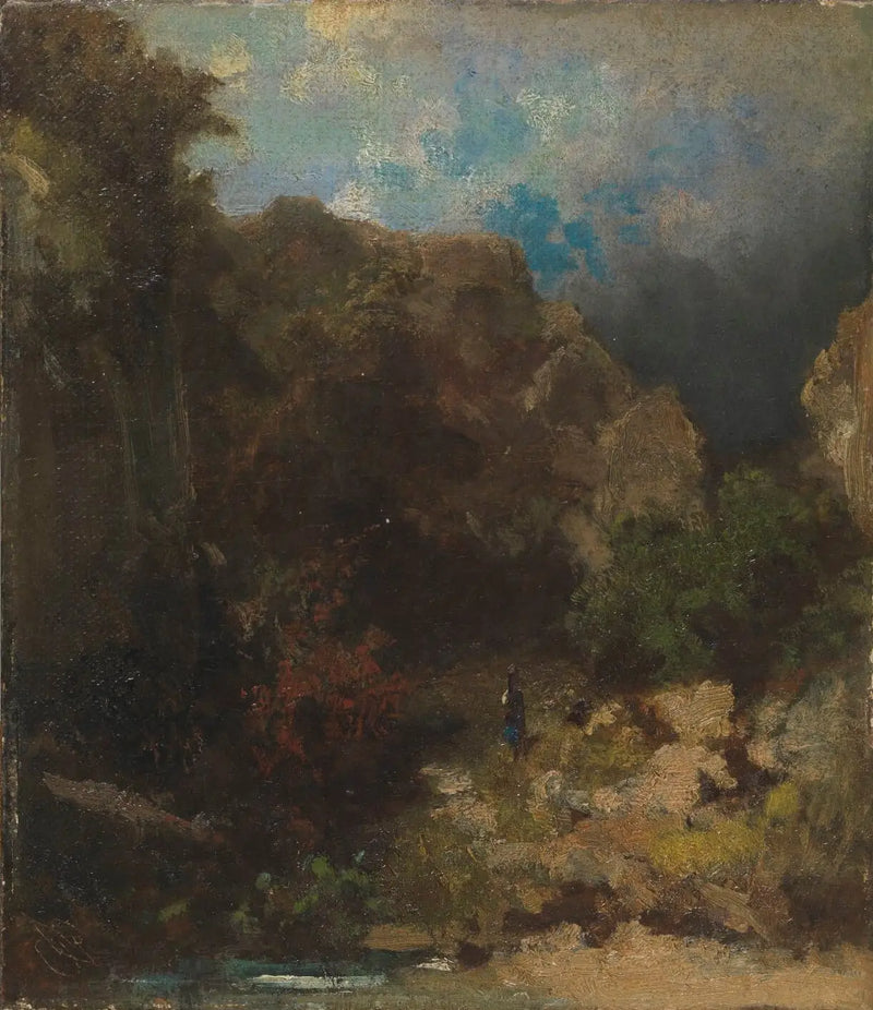 पहाड़ी जंगल में दूध बेचने वाली - कार्ल स्पिट्जवेग