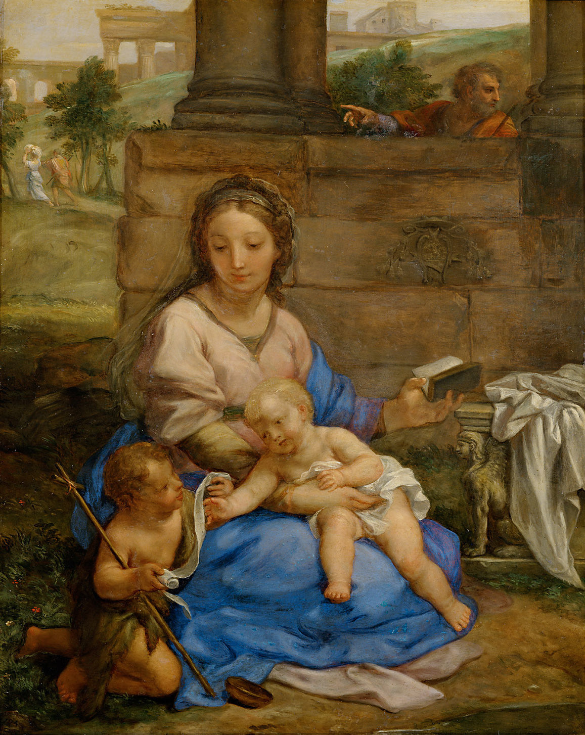 Vierge à l'Enfant avec saint Jean - Carlo Maratta