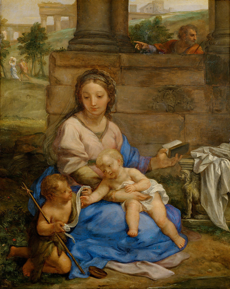 Vierge à l'Enfant avec saint Jean - Carlo Maratta