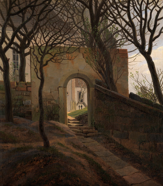 Porte du cimetière - Caspar David Friedrich