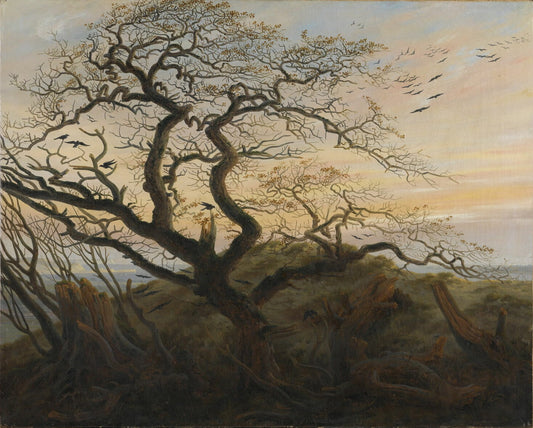 Corbeaux sur un arbre - Caspar David Friedrich