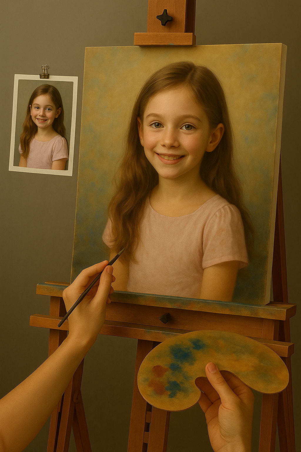 🎨 व्यक्तिगत बच्चों के लिए चित्र – अनोखी ऑयल पेंटिंग