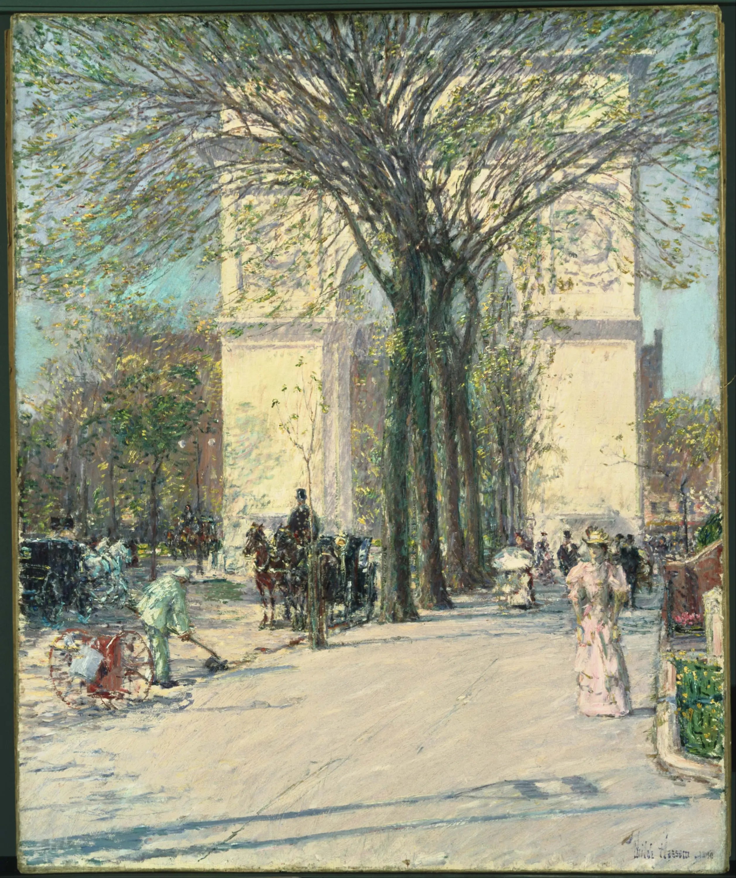 Arche de Washington printemps - Childe Hassam - Alpha Reproduction