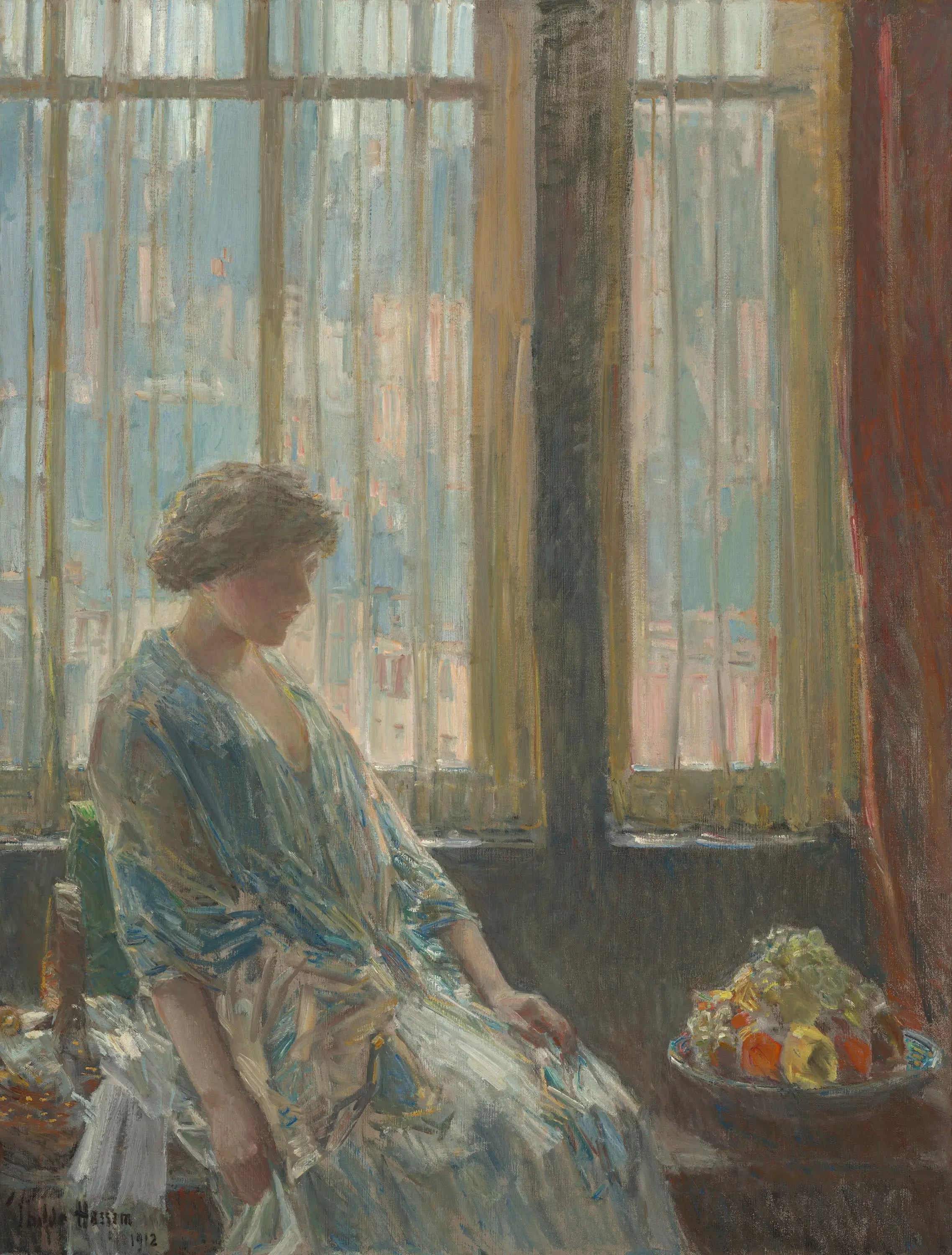 La fenêtre de New York - Childe Hassam - Alpha Reproduction
