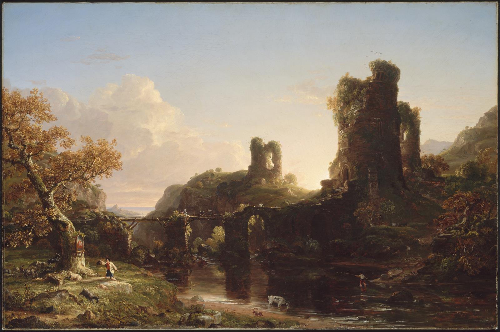 Un automne italien - Thomas Cole