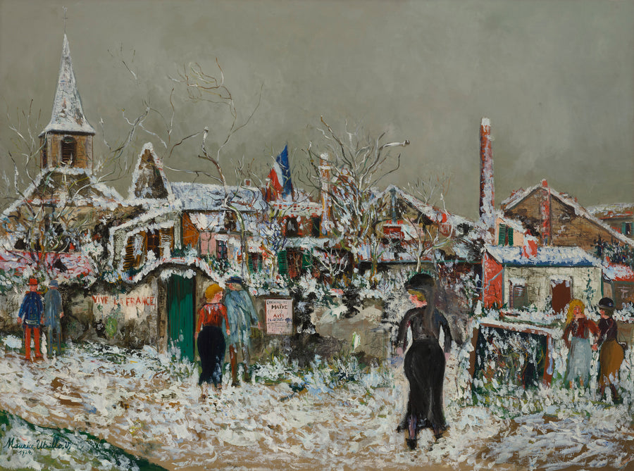 Commune de Maixe (Meurthe-et-Moselle) (1924) - Maurice Utrillo