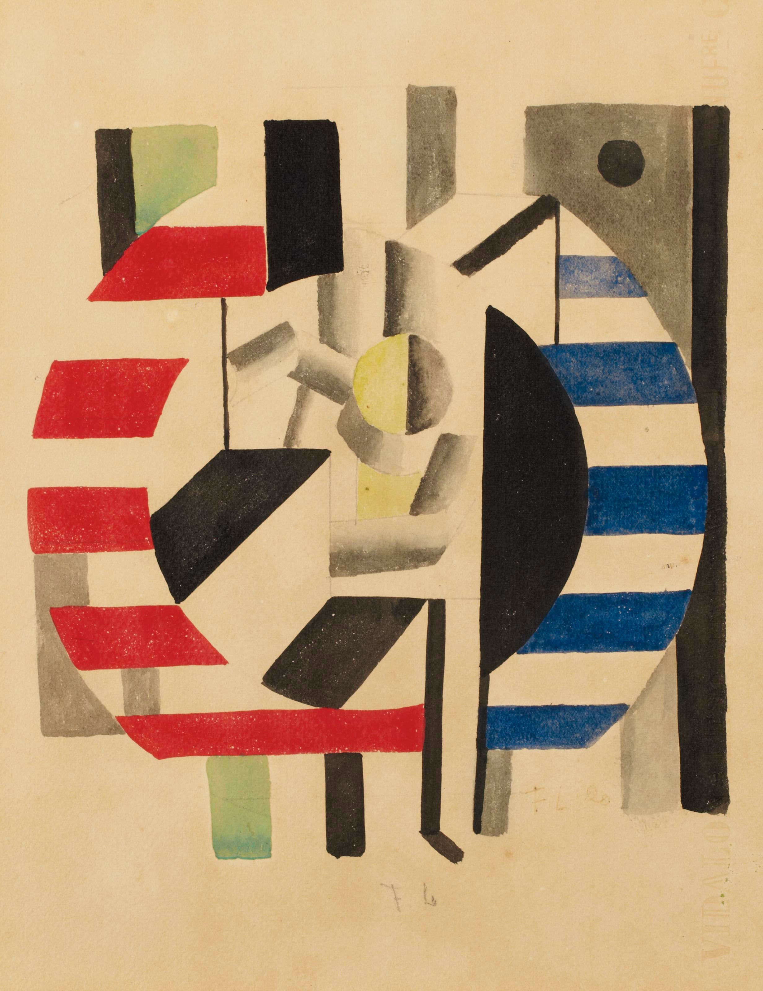Composition avec personnage - Fernand Léger