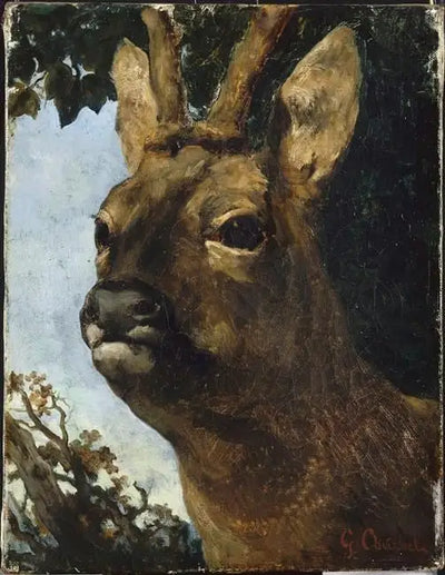 Tête de chevreuil - Gustave Courbet - Alpha Reproduction