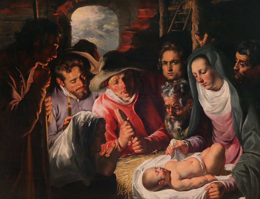 Adoration des bergers - Jacob Jordaens
