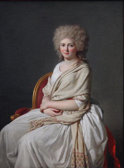 Reproduction du tableau « Portrait de la comtesse de Sorcy-Thélusson - Jacques-Louis David » par Alpha Reproduction en peinture à l’huile
