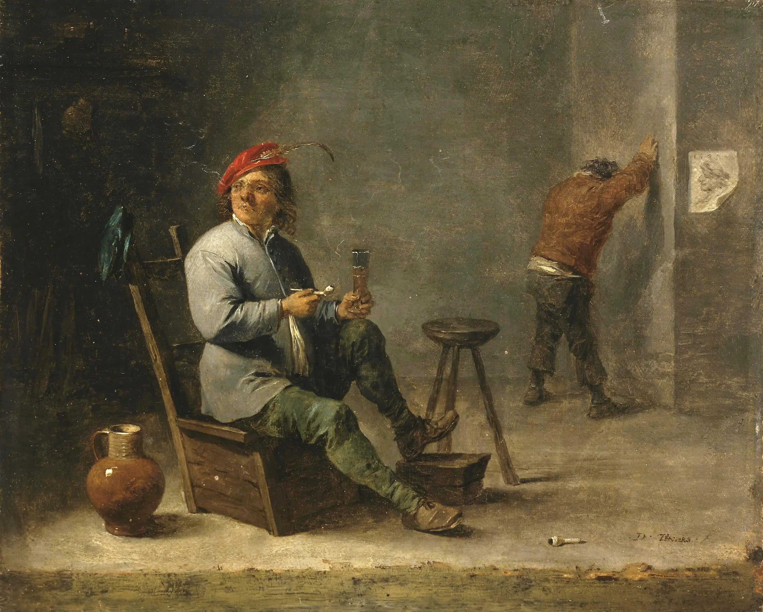 Fumeur - David Teniers le Jeune - Alpha Reproduction