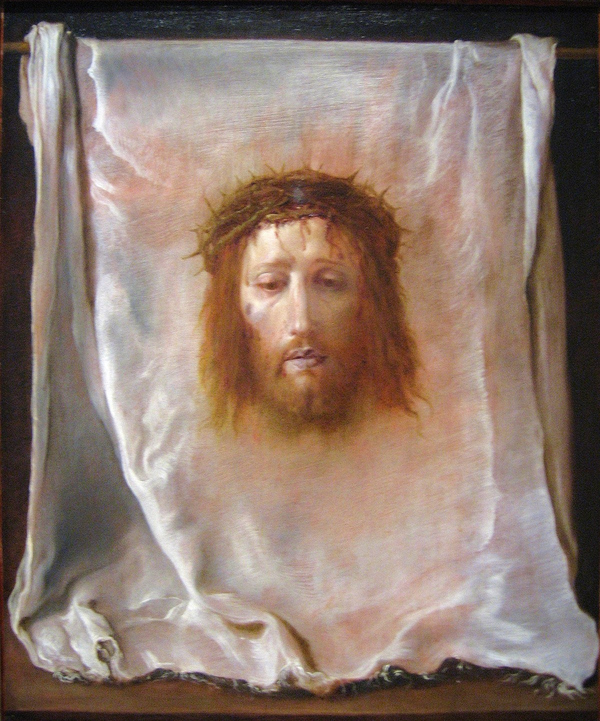 Le voile de Véronique - Domenico Fetti image 1 reproduction artisanale de tableau