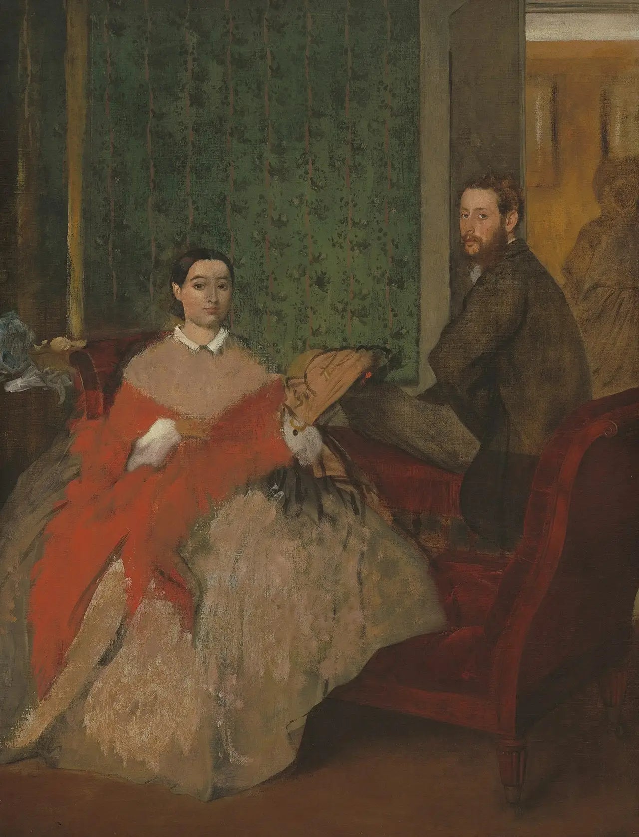 Reproduction du tableau « Edmondo et Thérèse Morbilli - Edgar Degas » par Alpha Reproduction en peinture à l’huile