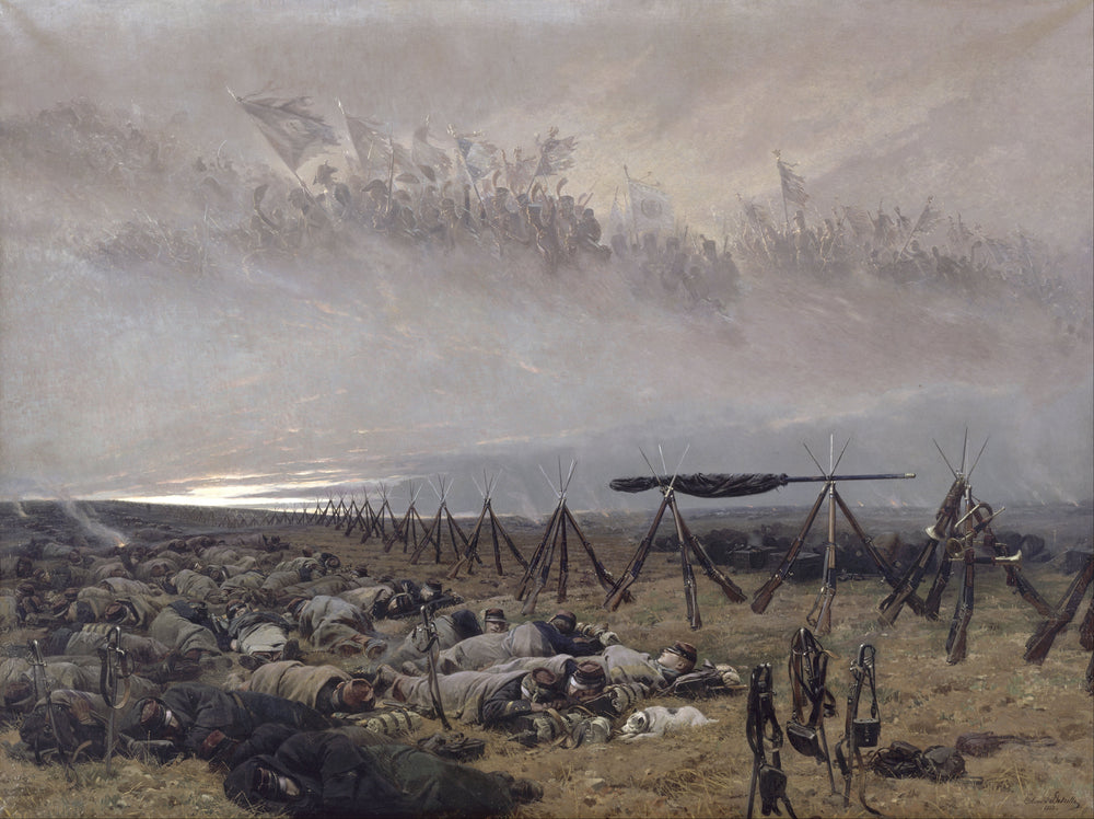 Le Rêve - Édouard Detaille image 1 copie peinte à la main à l’huile