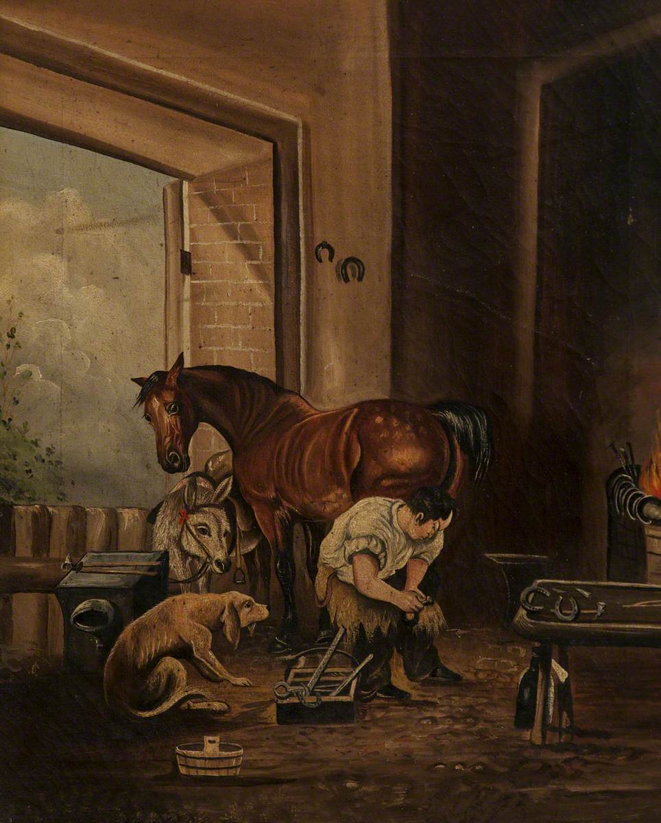 Forgeron et forge - Edwin Henry Landseer