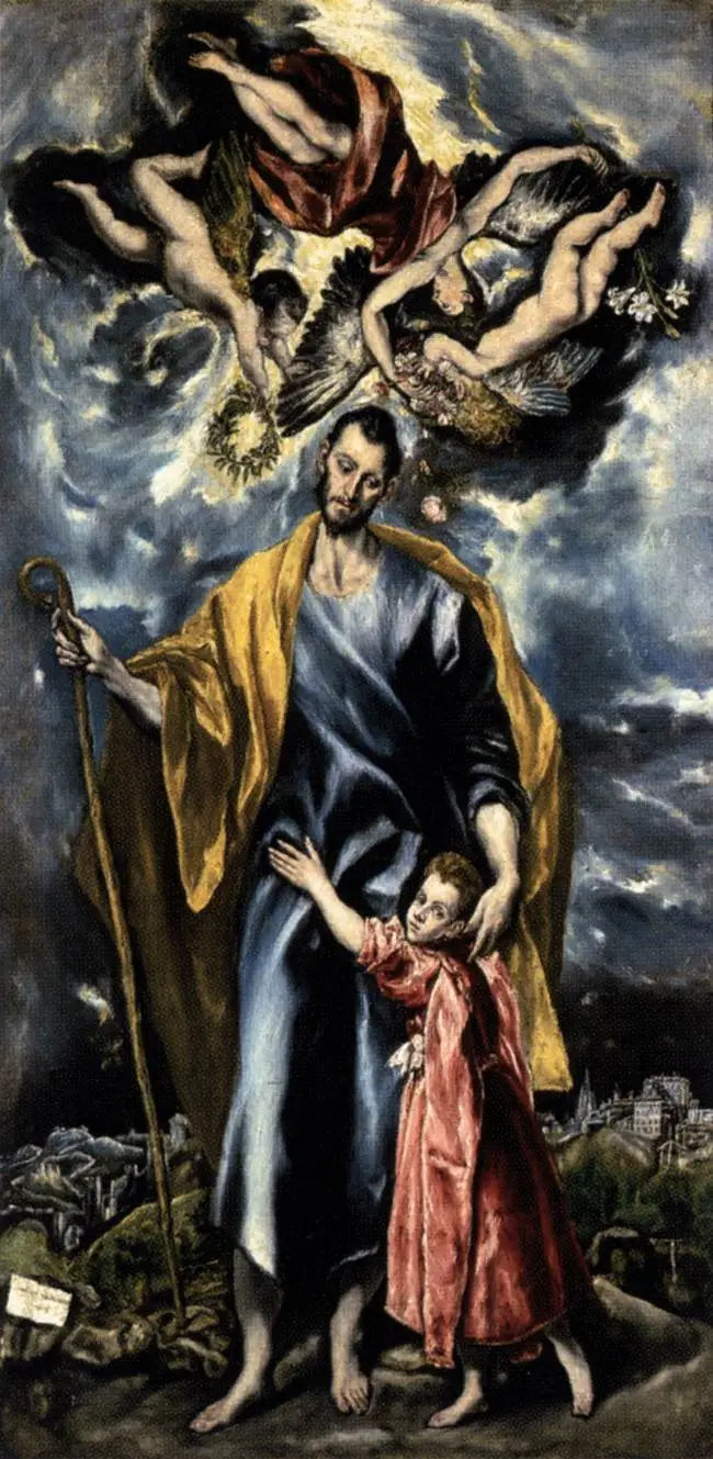 Saint Joseph et l’Enfant Jésus - El Greco - Alpha Reproduction