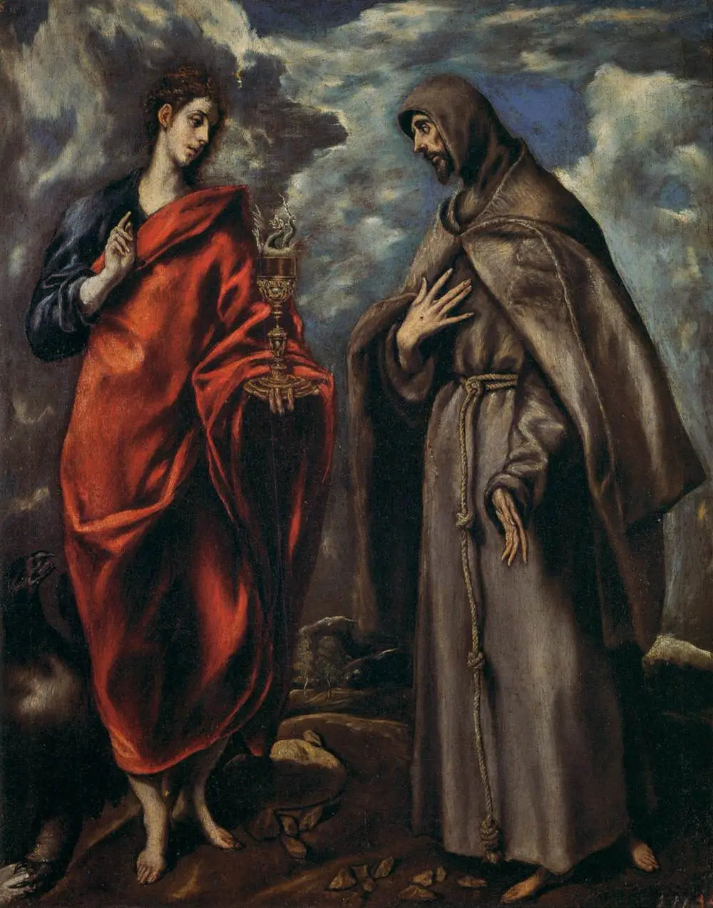Saint Jean l’Évangéliste et Saint François - El Greco - Alpha Reproduction