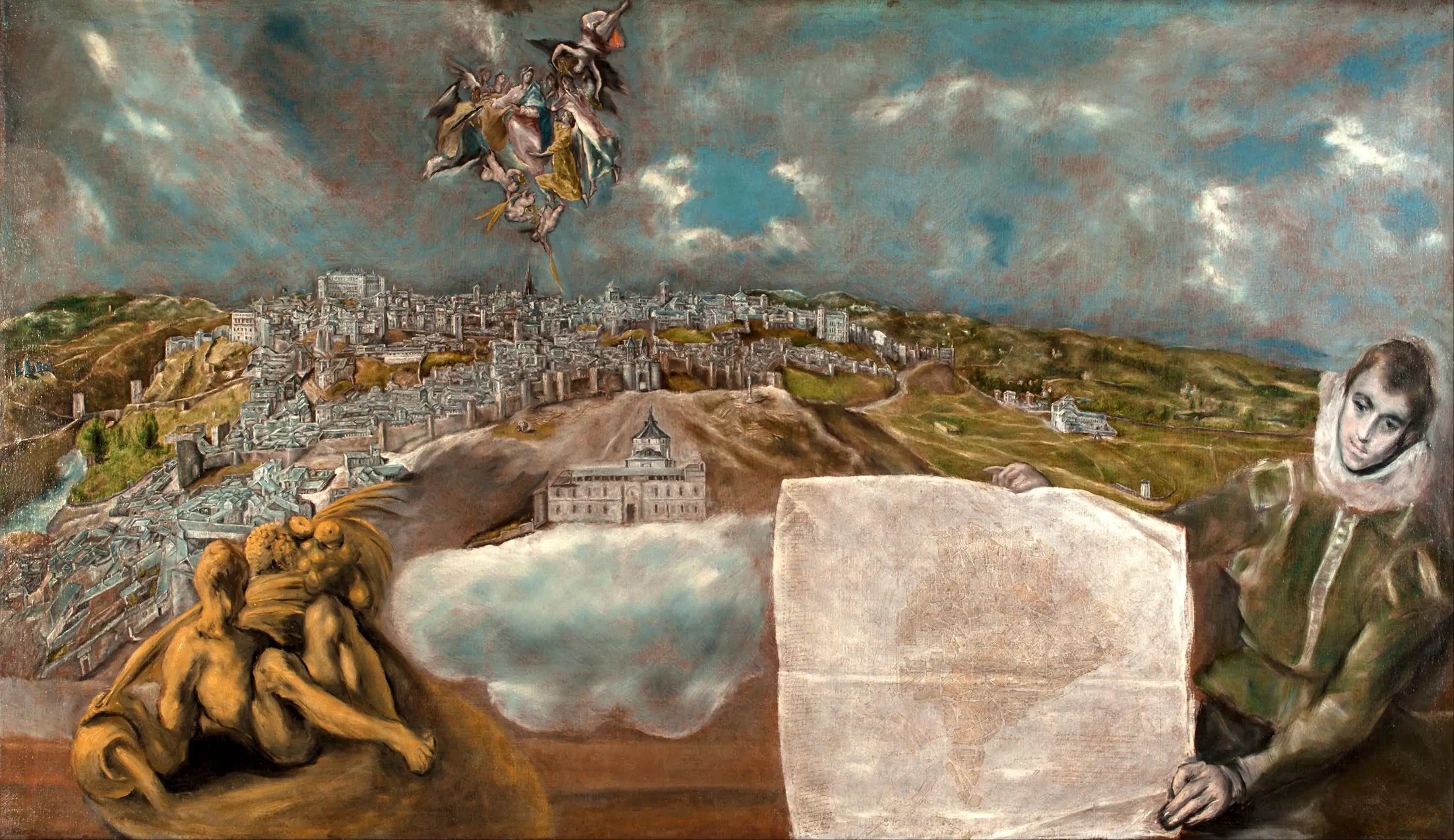 Vue et plan de Tolède - El Greco - Alpha Reproduction