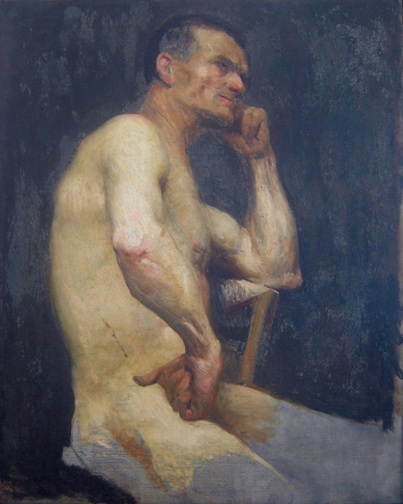 नग्न मर्दाना सेंटेडो - एलिसेउ विस्कॉन्टी