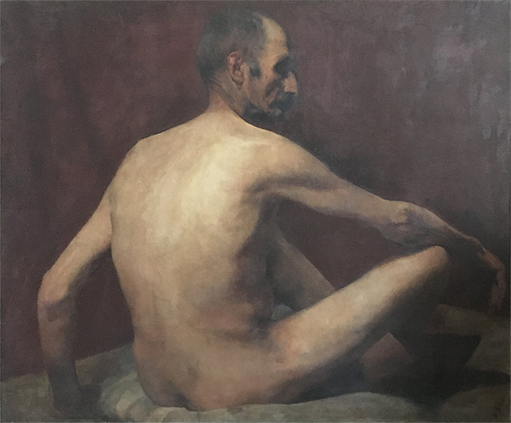 नग्न मर्दाना सेंटेडो - एलिसेउ विस्कॉन्टी