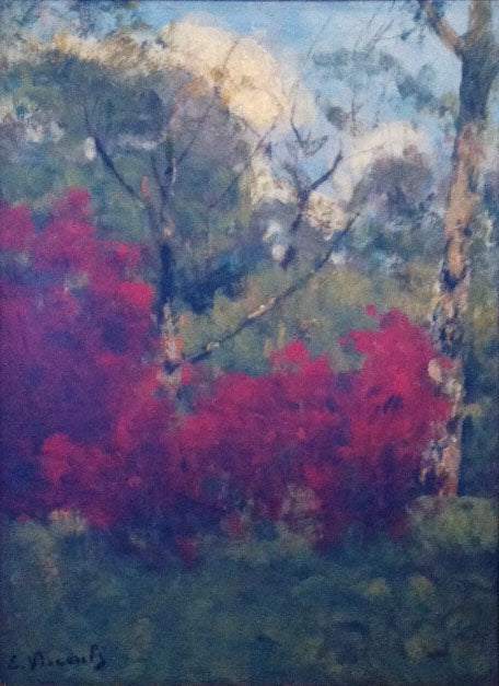 झाड़ियों से युक्त परिदृश्य - एलिस्यू विस्कोन्टी