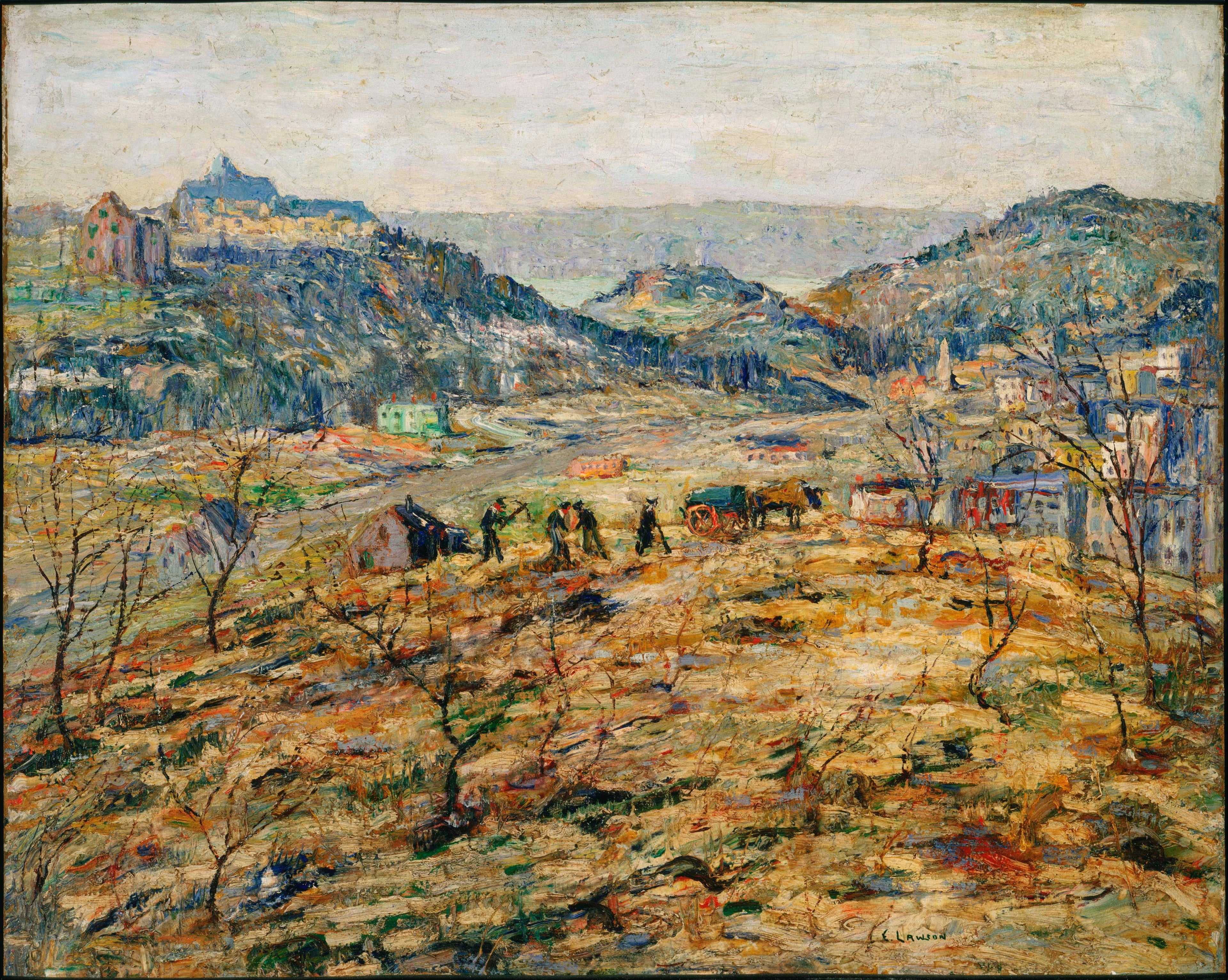 Banlieues de la ville - Ernest Lawson