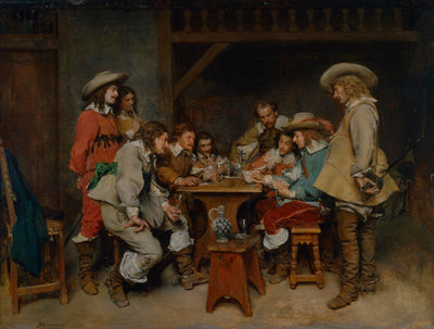 Innocents et tricheurs aux cartes - Ernest Meissonier