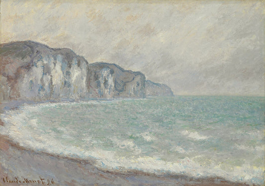 Falaises de Pourville, temps gris (1896)