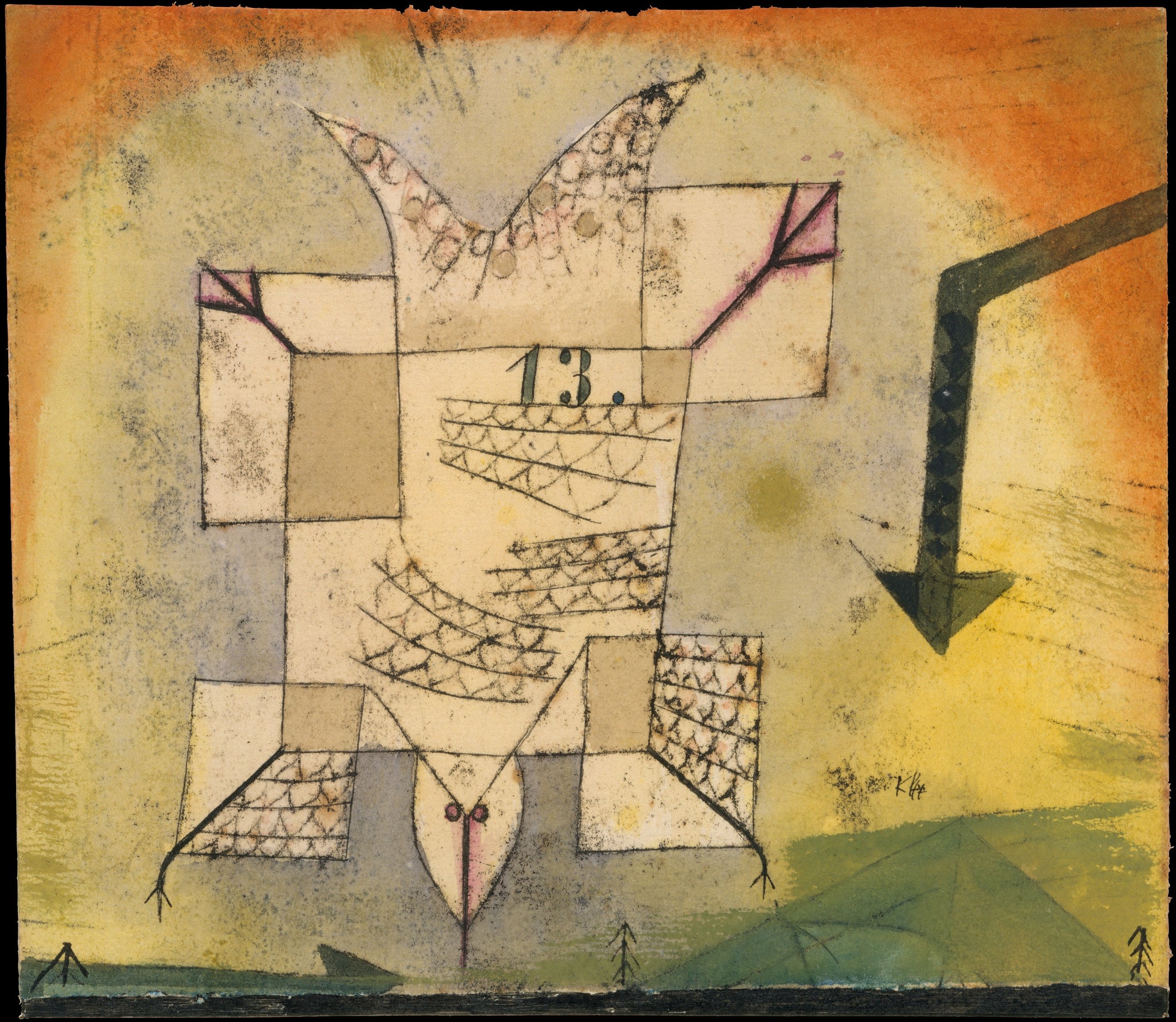 Falling Bird — Paul Klee