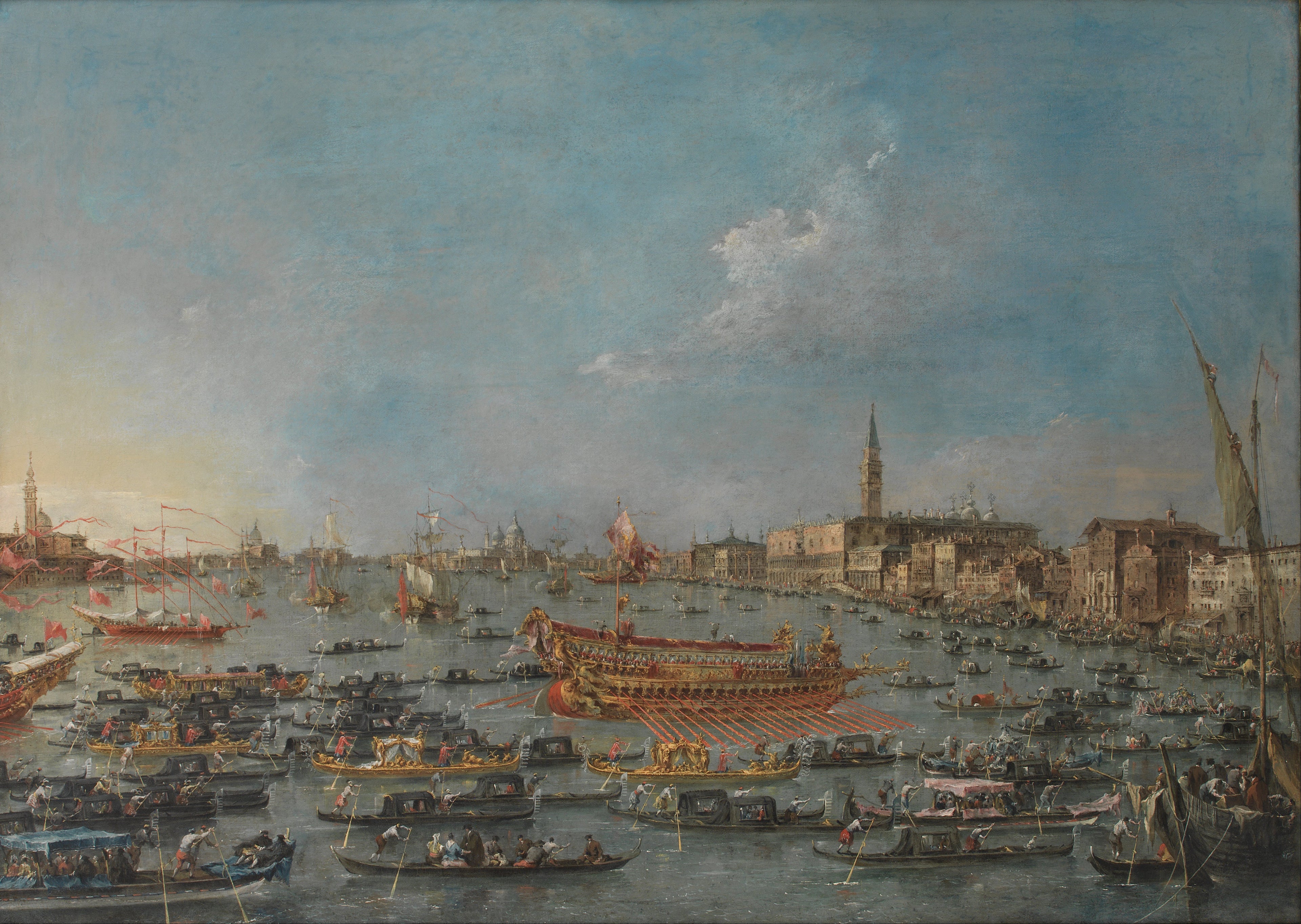 Fêtes de Bucintoro à Venise - Francesco Guardi - Alpha Reproduction