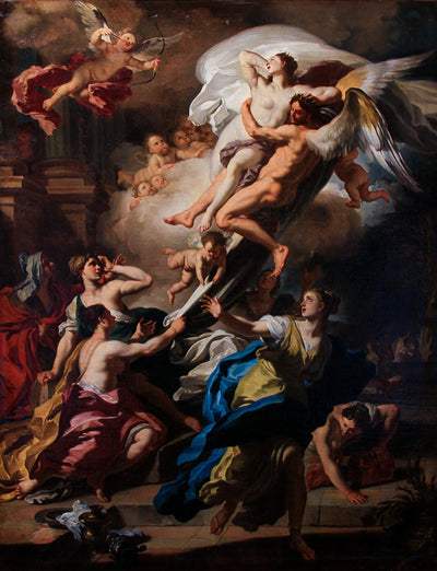Borée enlevant Oreithyia fille d’Erechtée - Francesco Solimena - Alpha Reproduction