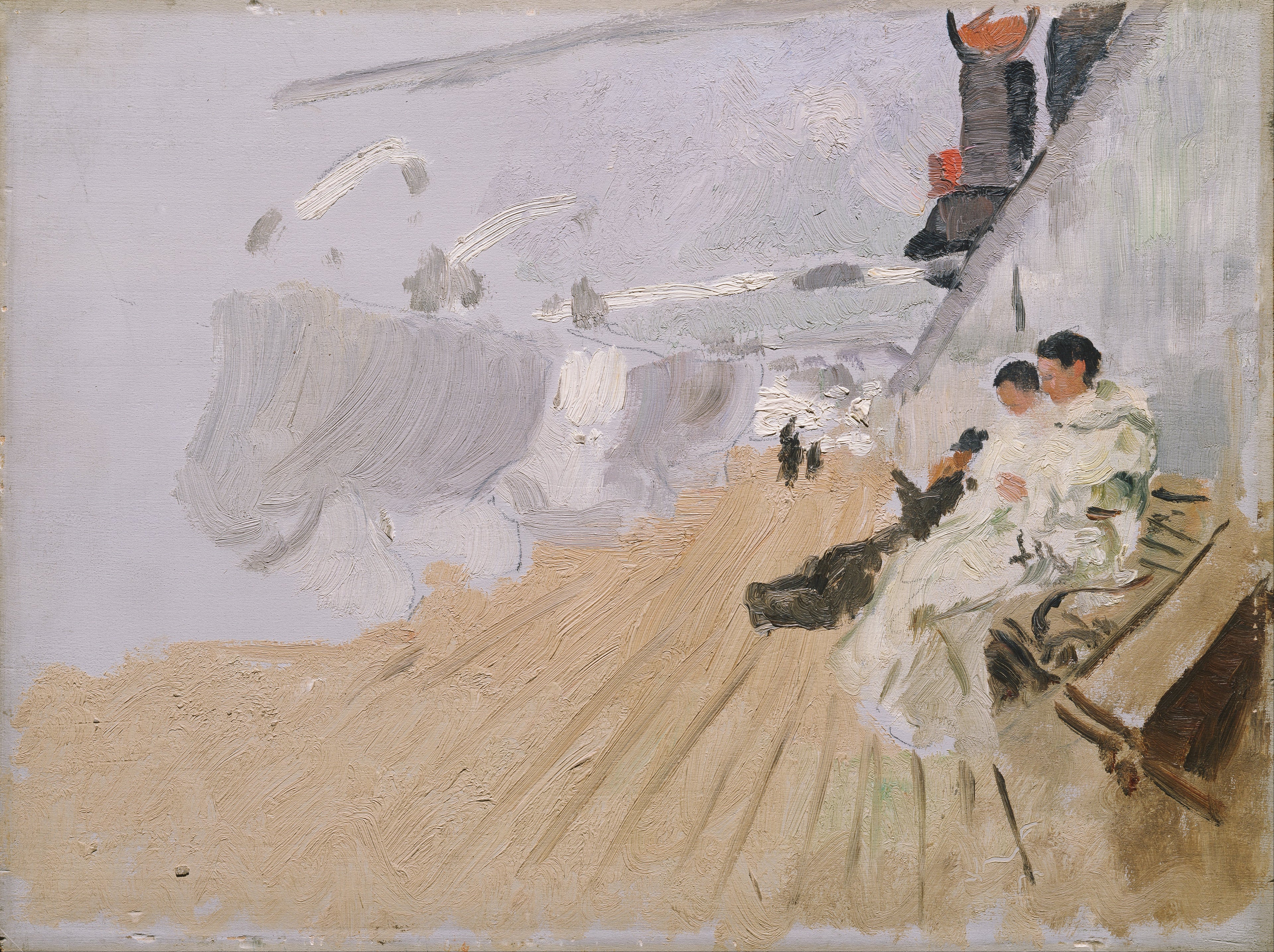 पुल पर भिक्षु - फ्रिट्स थाउलो