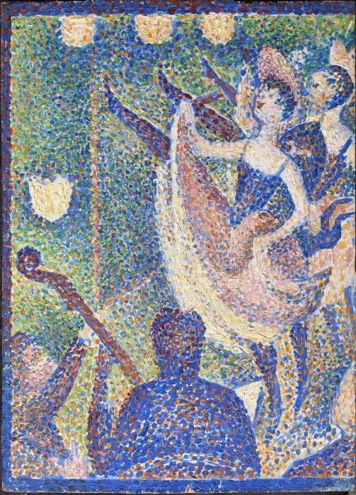 Reproduction du tableau « Étude pour « Le Chahut » - Georges Seurat » par Alpha Reproduction en peinture à l’huile