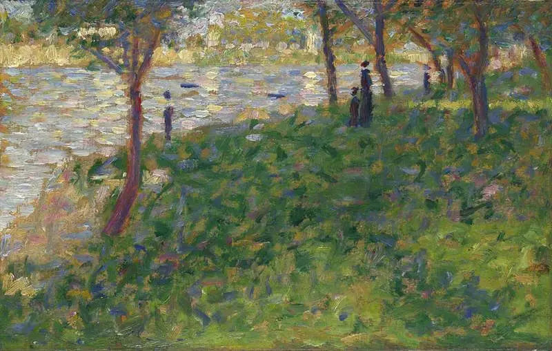 Reproduction du tableau « Étude pour « La Grande Jatte » - Georges Seurat » par Alpha Reproduction en peinture à l’huile