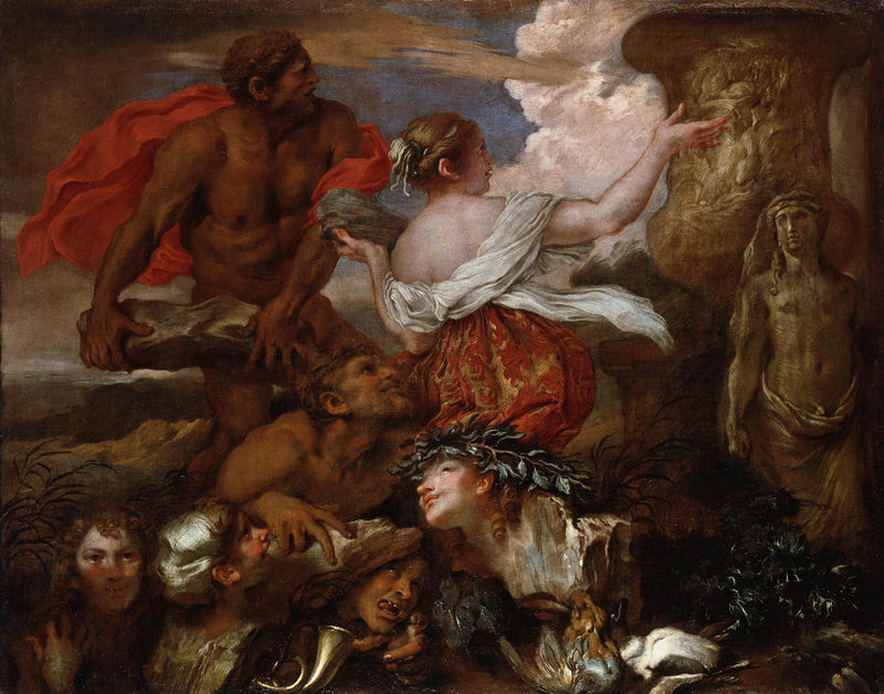 Deukalion et Pyrrha - Giovanni Benedetto Castiglione