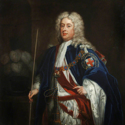Le deuxième duc de Bolton, vêtu de l'habit de chevalier de l'Ordre de la Jarretière et portant sa baguette de chambellan, - Godfrey Kneller