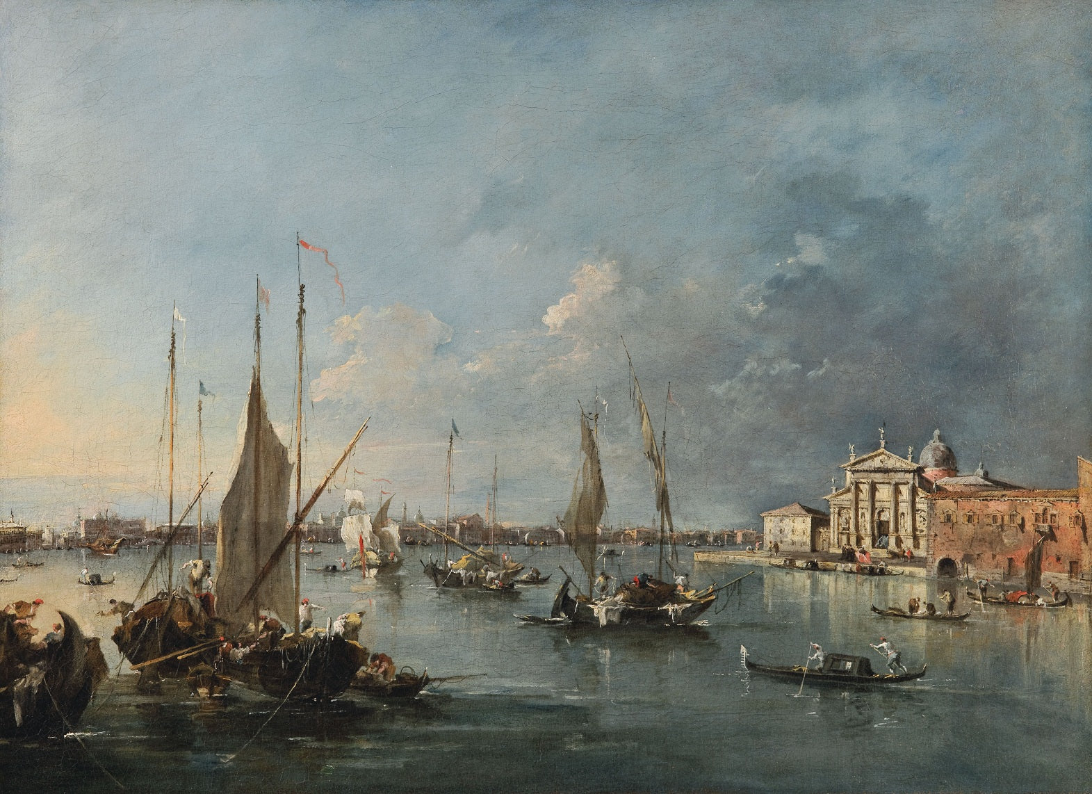 L’Église San Giorgio Maggiore vue de la Giudecca - Francesco Guardi - Alpha Reproduction