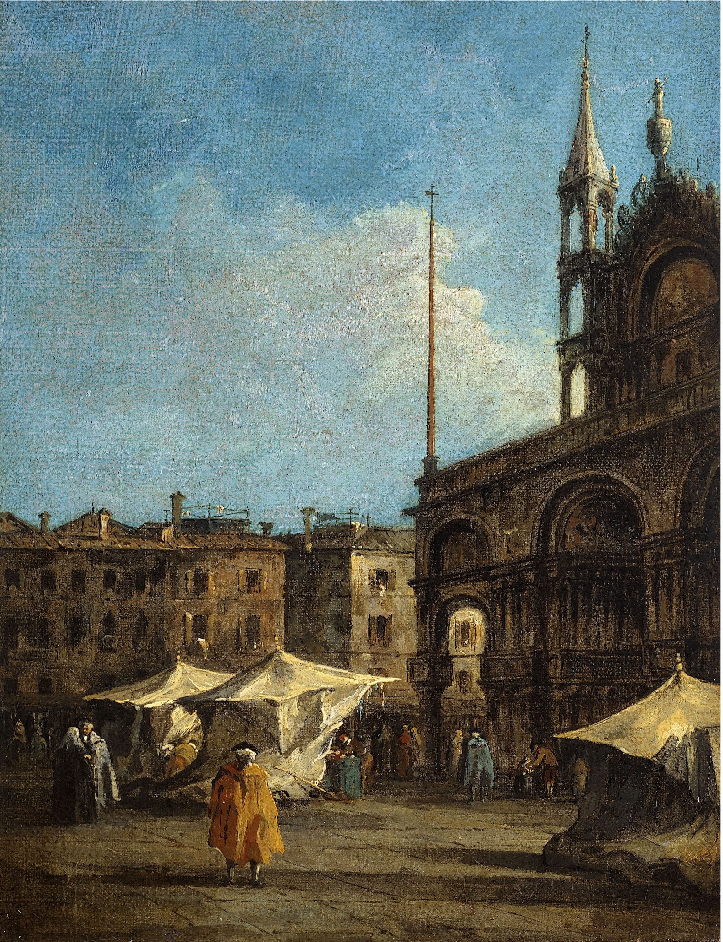 Vue de la place Saint-Marc à Venise - Francesco Guardi - Alpha Reproduction
