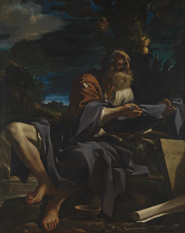 Élie nourri par les corbeaux - Guercino - Alpha Reproduction