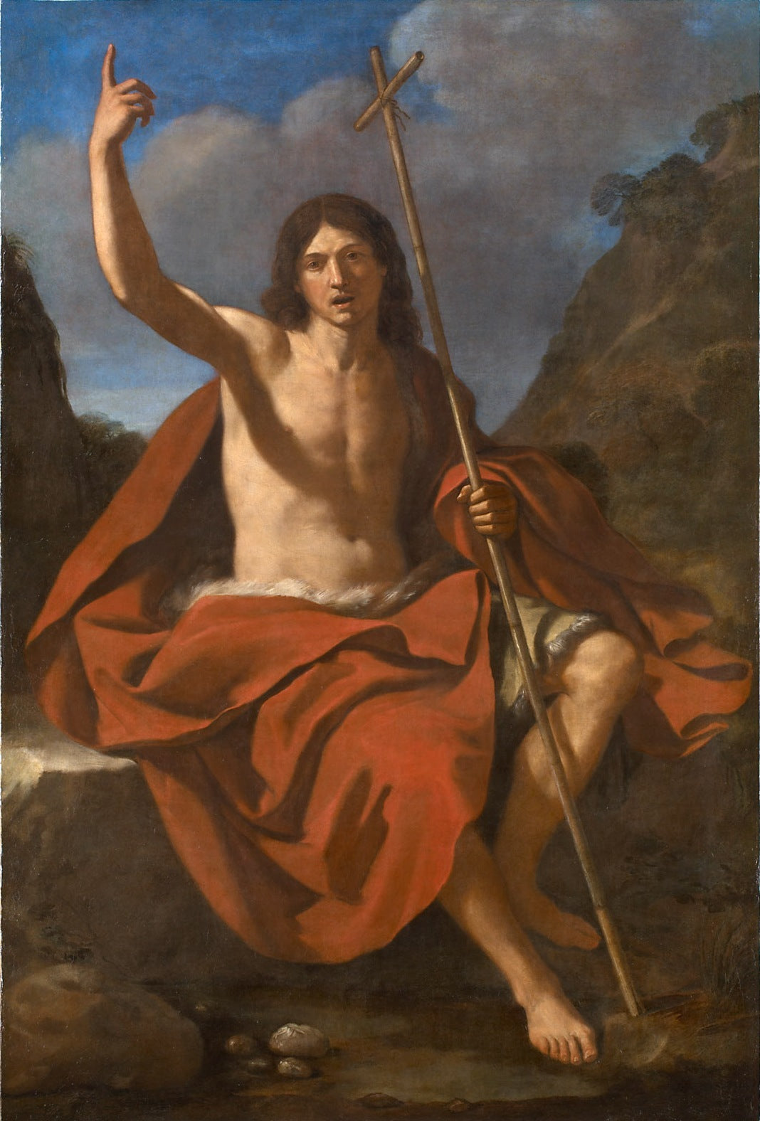 Saint Jean-Baptiste - Guercino - Alpha Reproduction