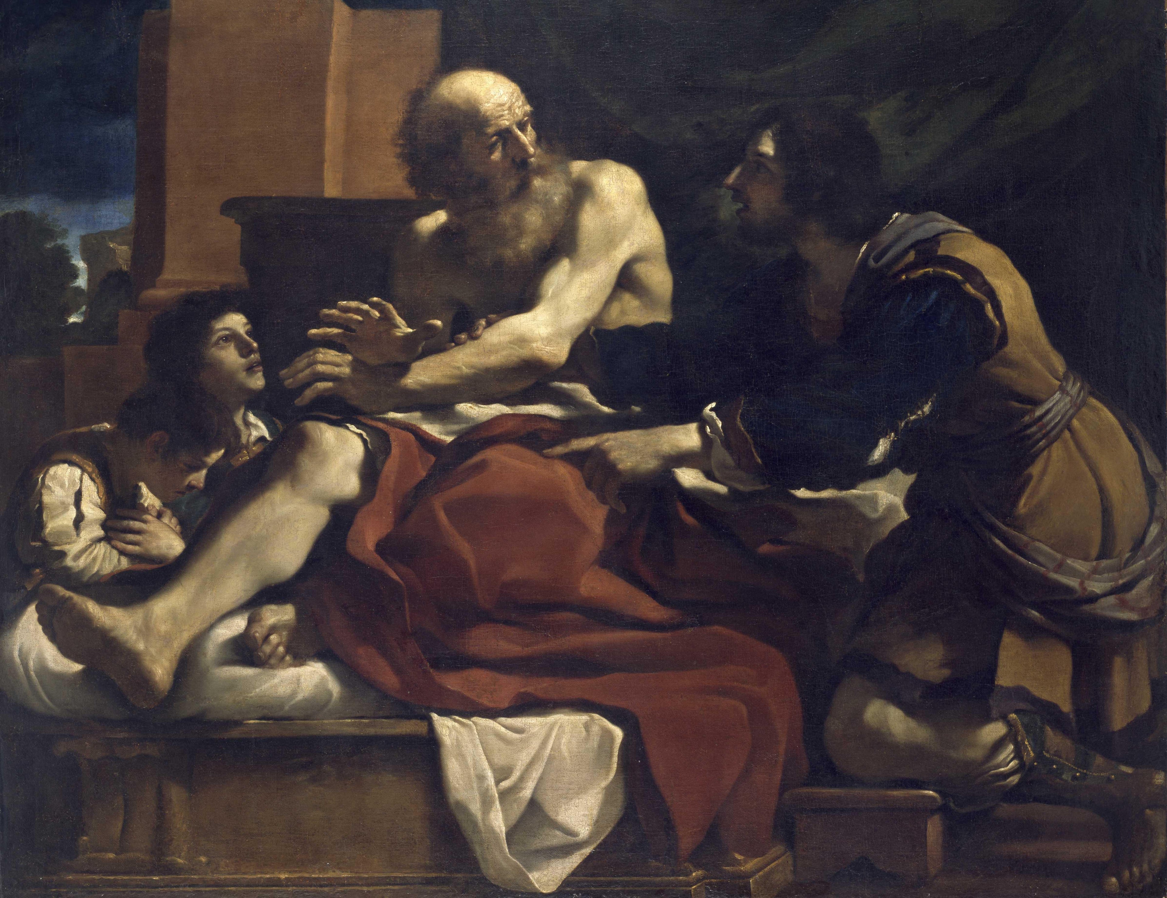 Jacob bénissant les fils de Joseph - Guercino - Alpha Reproduction