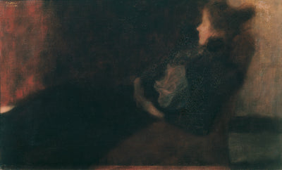 आग के कोने पर महिला (Dame am Kamin) - Gustav Klimt