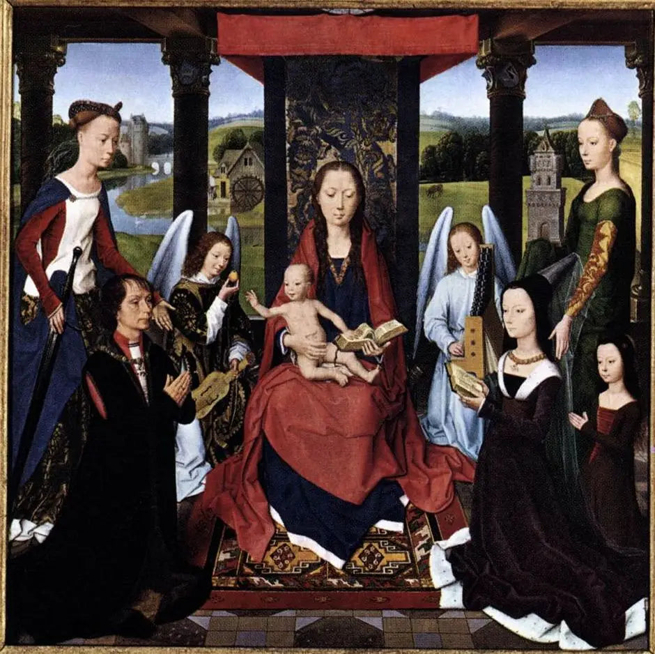 Le Triptyque Donne (panneau central) - Hans Memling - Alpha Reproduction