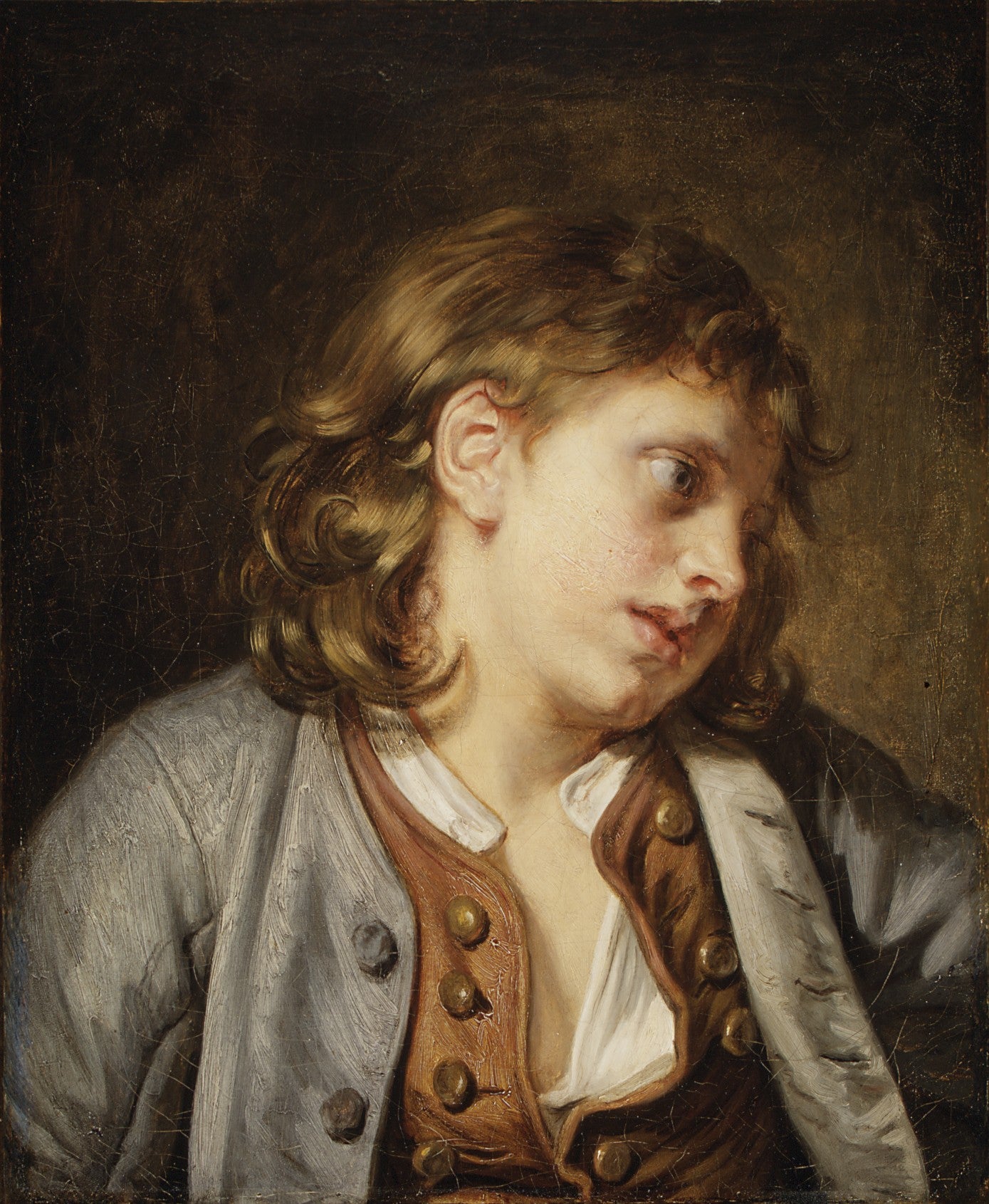 Tête d’un jeune garçon - Jean-Baptiste Greuze - Alpha Reproduction