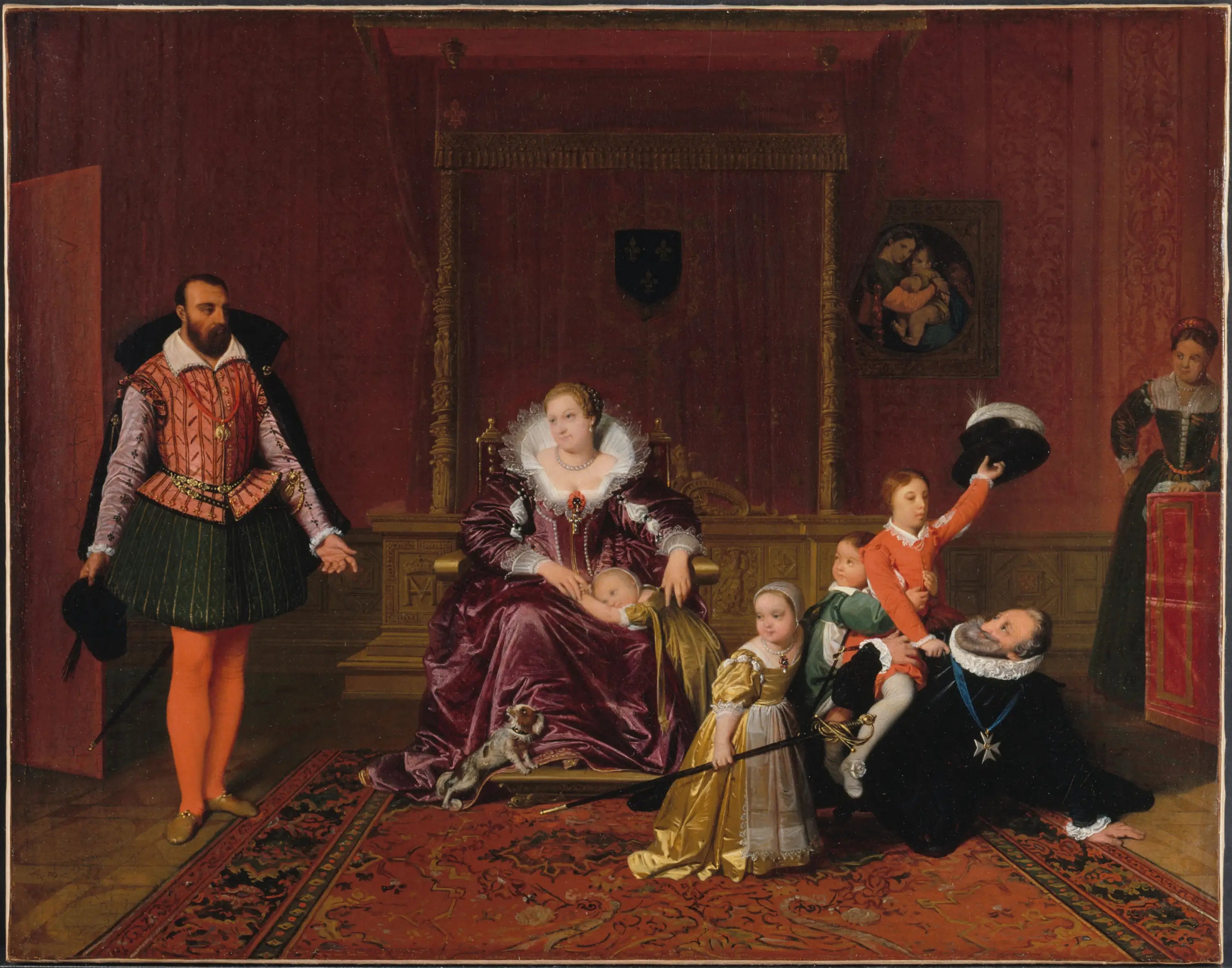 Henri IV recevant l’ambassadeur d’Espagne - Jean-Auguste-Dominique Ingres - Alpha Reproduction