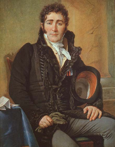 Reproduction du tableau « Henri Amédée Mercure de Turenne d'Aynac (1776-1852) - Jacques-Louis David » par Alpha Reproduction en peinture à l’huile