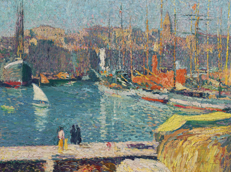 Le vieux port de Marseille - Henri-Jean Guillaume Martin