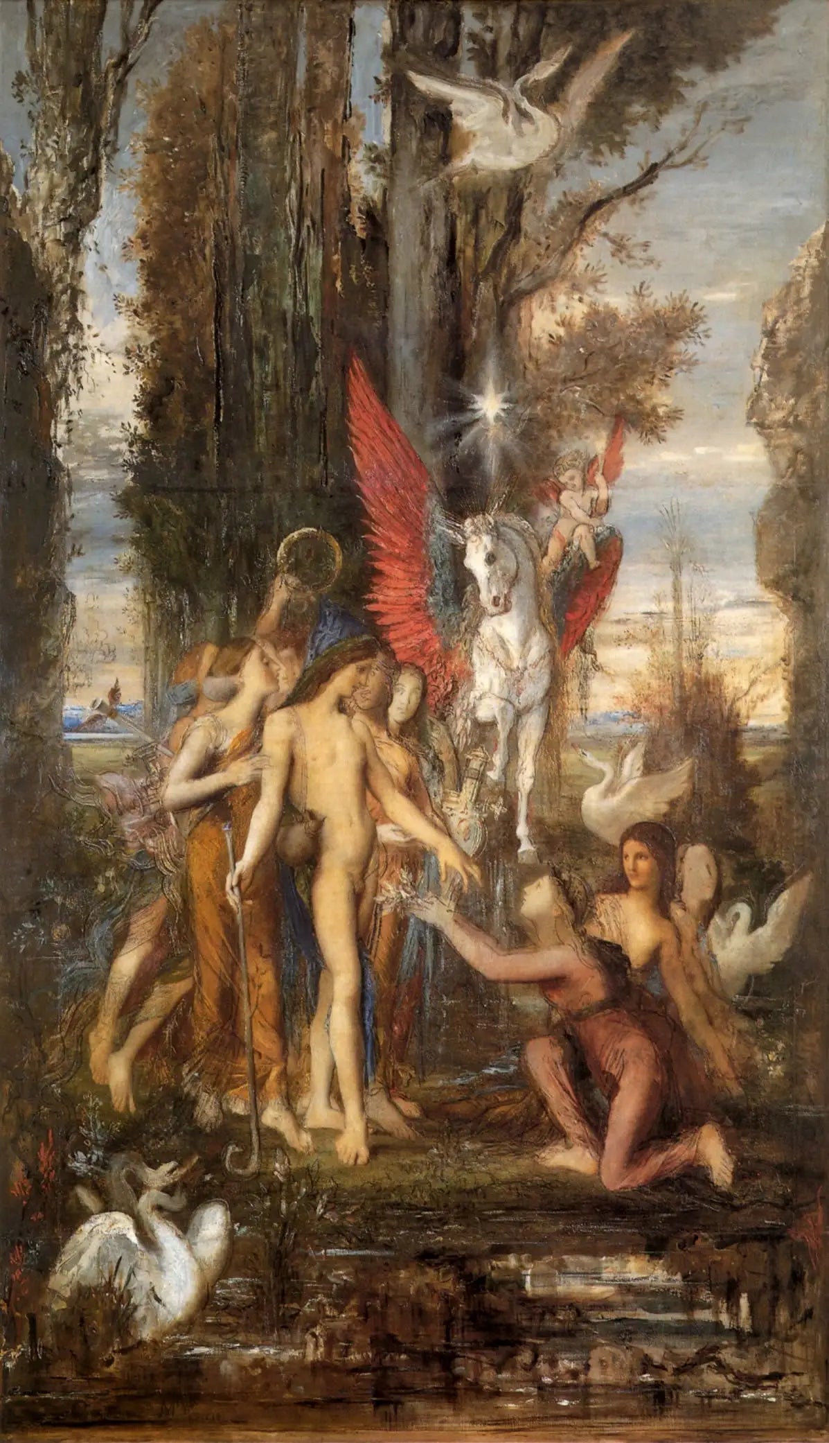 Hésiode et les Muses - Gustave Moreau - Alpha Reproduction